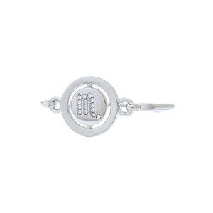 Carolee Scorpio Zodiac Sign Silver Tone Double Sided Charm Bangle Bracelet